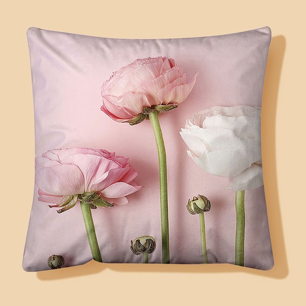 

Floral Pattern Cushion Cover Without Filler, Multicolor