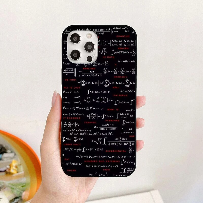 

Mathematical Formula Phone Case, Multicolor