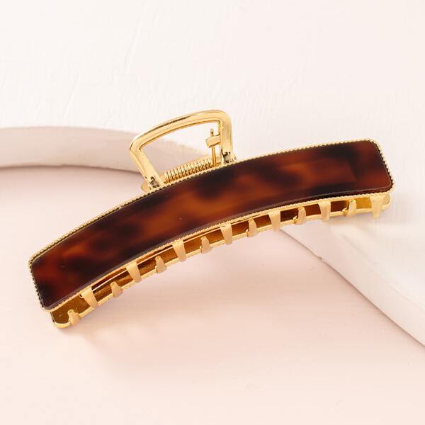 

Geometric Hair Claw, Brown