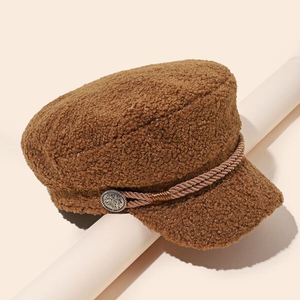 

Warm Baker Boy Hat, Brown