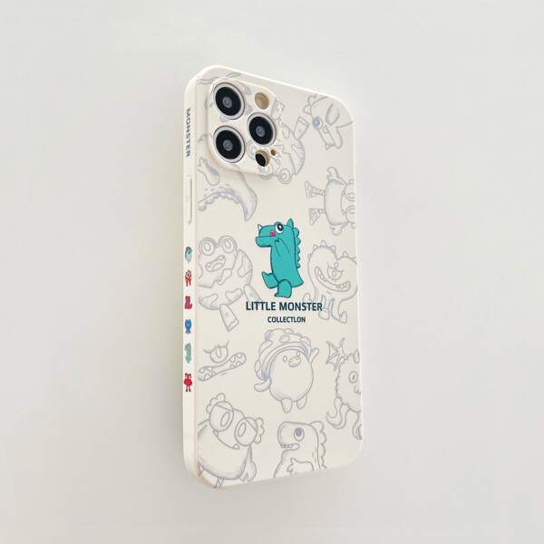 

Cartoon Dinosaur Phone Case, Beige