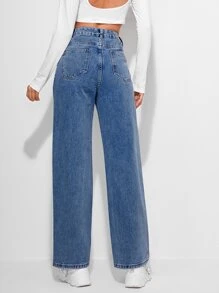 Quần legging thẳng - Rửa trung bình - Xem 2