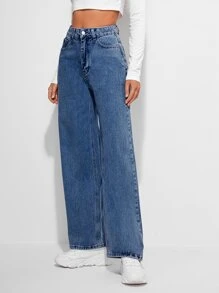 Quần legging thẳng - Rửa trung bình - Xem 4