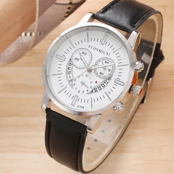 

Men Triple Dial Date Quartz Watch