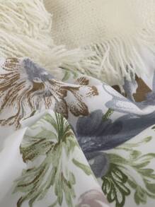 Floral Duvet Cover Set Country Farmhouse Bedding Set 3 Pcs White Super Soft Breathable Microfiber Duvet Cover  1 Duvet Cover With Zipper 2 Pillowcases No Comforter Gifts For Women&Men - White - View 5