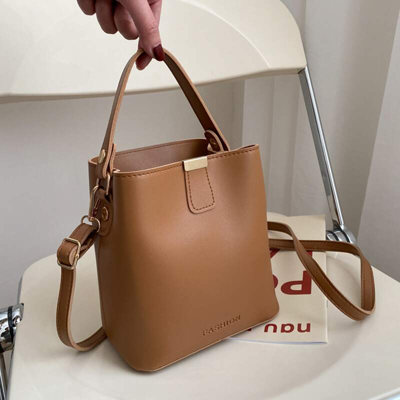 

Minimalist Satchel Bag, Brown