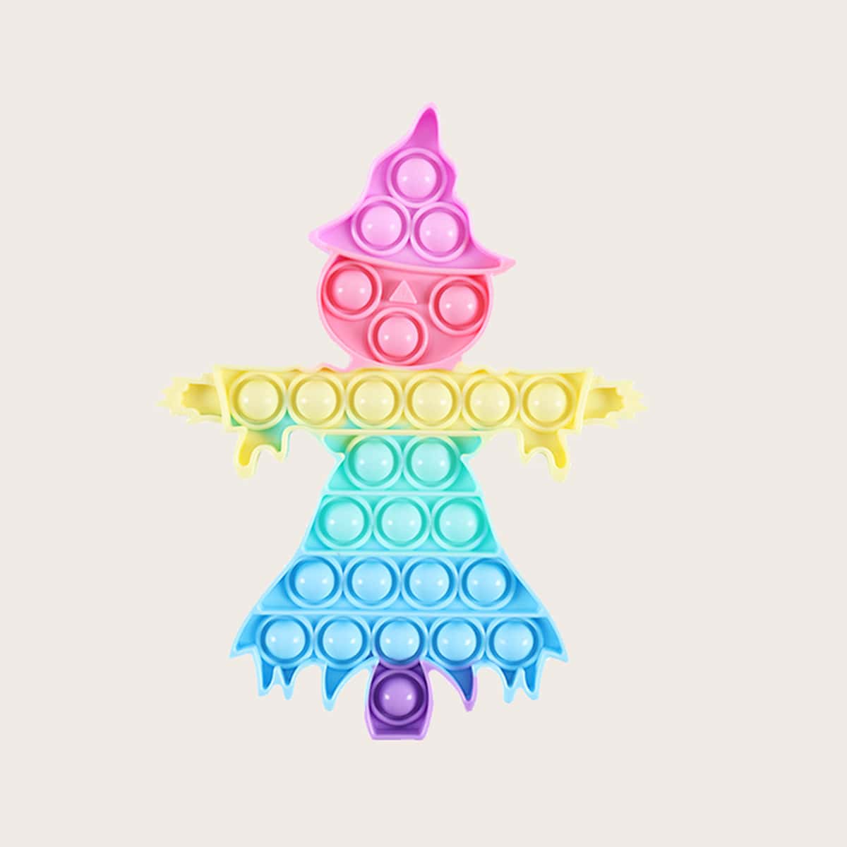 

1pc Halloween Push Pop Bubble, Multicolor