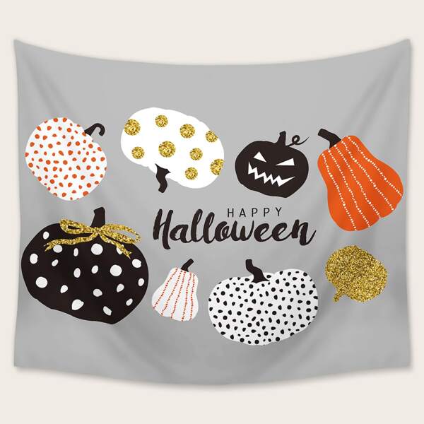 

Halloween Pumpkin Tapestry, Multicolor