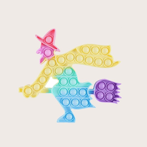 

1pc Halloween Push Pop Bubble, Multicolor