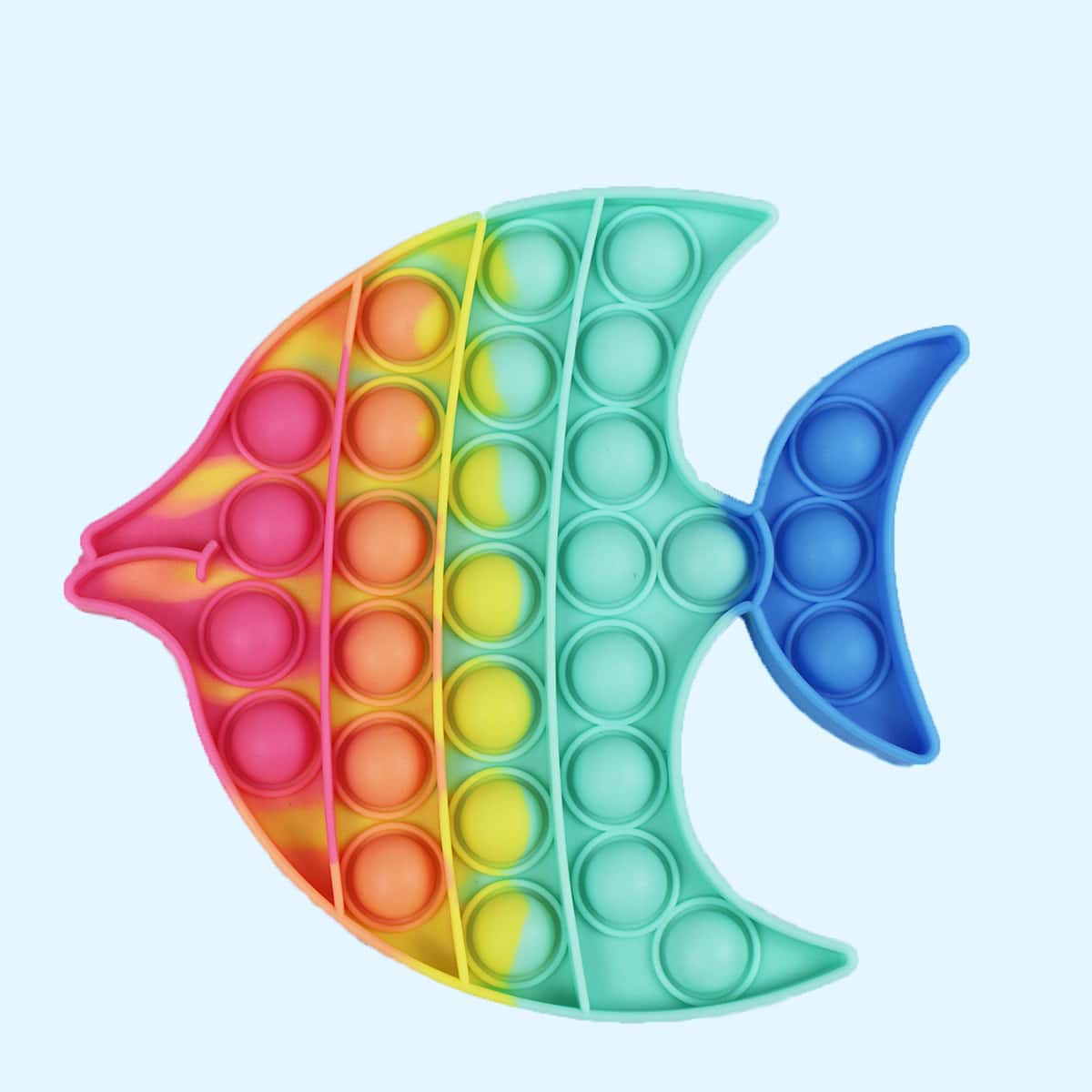 

1pc Fish Push Pop Bubble, Multicolor