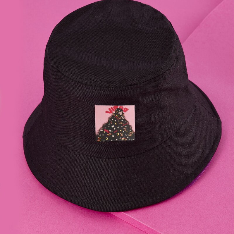 

Starsalign Figure Graphic Bucket Hat, Black