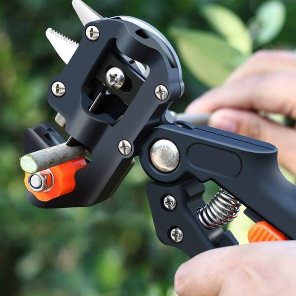 

1set Branch Grafting Scissors, Black