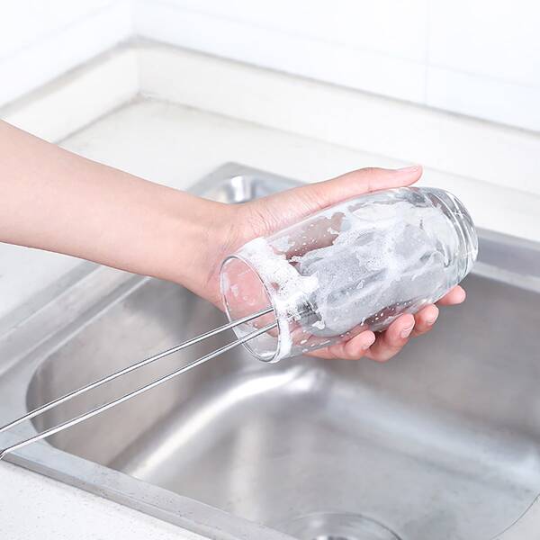 

1pc Cup Cleaning Sponge, Grey
