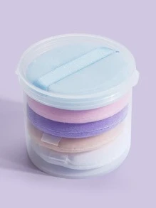 Mềm Trang Điểm Mút Xốp Trang Điểm Máy Xay Sinh Tố Mỹ Phẩm Chuyên Nghiệp Puff Mặt Phấn Nền Bọt Biển Nữ Trang Điểm Dụng Cụ Làm Đẹp 5 Chiếc Thứ Sáu Đen - Nhiều màu - Xem 1