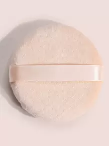 MAANGE 1个大号干用粉扑，柔软亲肤，方便携带，价格实惠，适合作为圣诞礼物、化妆品、化妆工具、平价好物、礼品、女士礼品、圣诞礼物 - 米色 - 查看 1