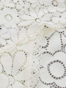 LUVLETTE Lingerie Low Rise Lace Bikini - White - View 7