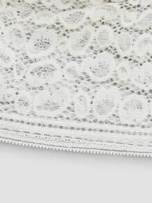 LUVLETTE ELEGANT LACE Padded Strappy Bralet - White - View 9