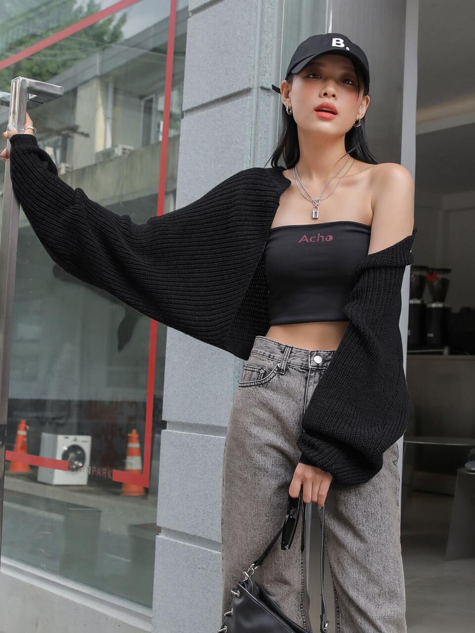 Open Front Batwing Sleeve Cardigan,Long Sleeve Tops,Fall Clothes