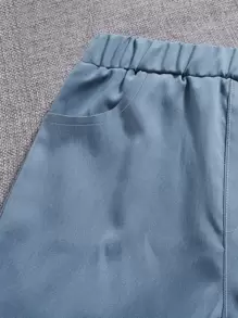 SHEIN Bộ hai mảnh Gái Nút Cao thấp Thú vật Giải trí - Nhiều màu - Xem 5