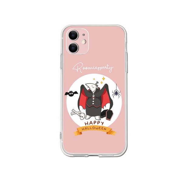 

Halloween Cartoon Graphic Phone Case, Multicolor