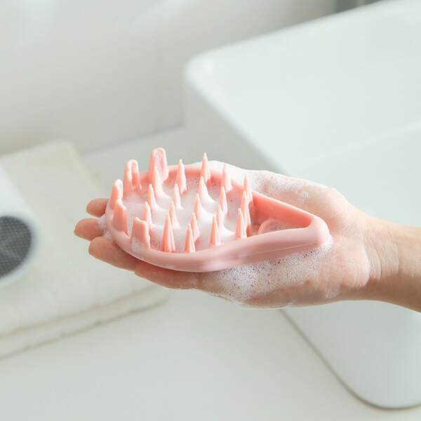 

1pc Shampoo Massage Brush, Pink