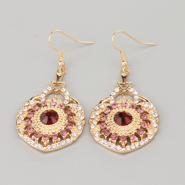 

Rhinestone Decor Drop Earrings, Multicolor