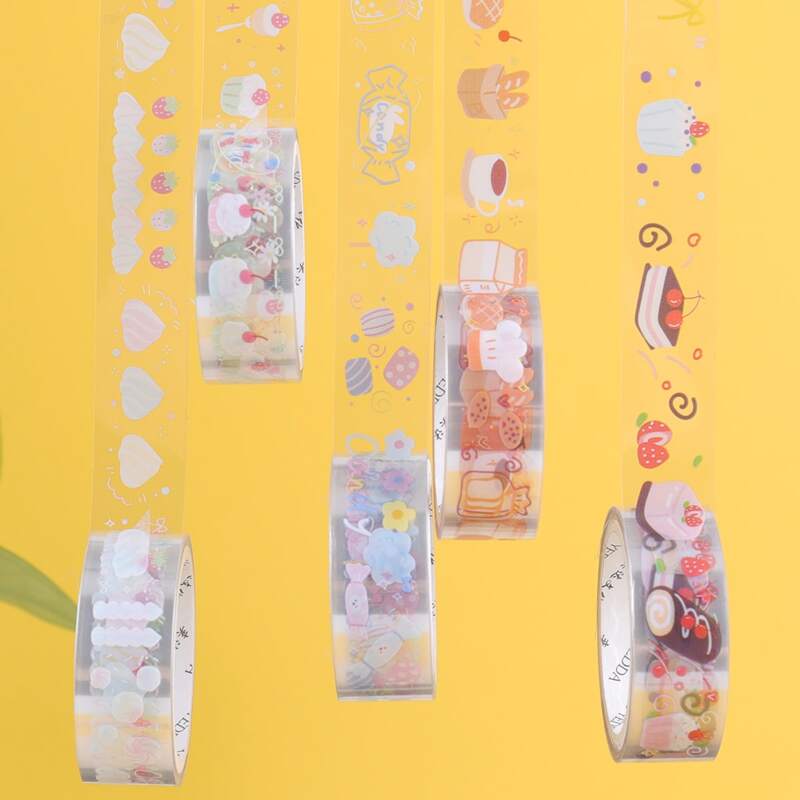

5rolls Cartoon Graphic Sticker, Multicolor
