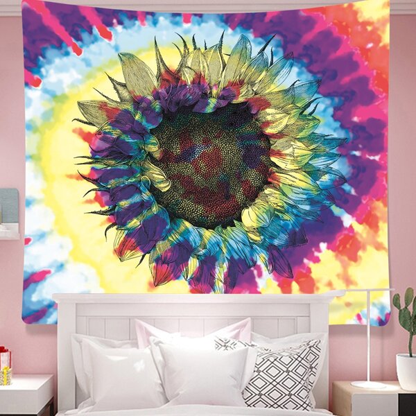 

Tie Dye Pattern Tapestry, Multicolor
