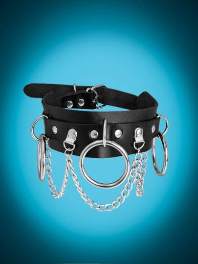 Halsband mit Ring Dekor