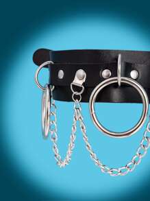 ROMWE 項鍊 - 黑色 - 查看 3