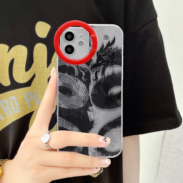

Chinese Dragon Phone Case With Holder, Multicolor