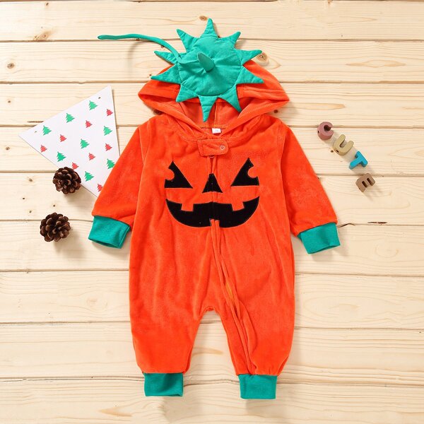 

Baby Halloween Pumpkin Costume, Orange