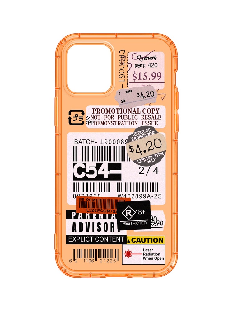 เคส เหมาะกับ iPhone ฉลาก / ป้าย - มัลติคัลเลอร์ - ดู 2