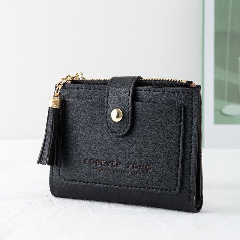 

Tassel Decor Card Holder, Black