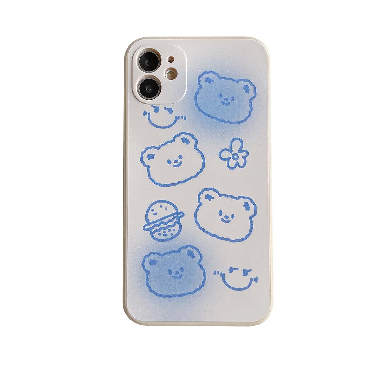

Bear Pattern Phone Case, Blue