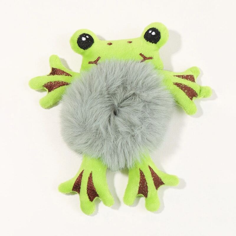 

Frog Decor Hair Tie, Green