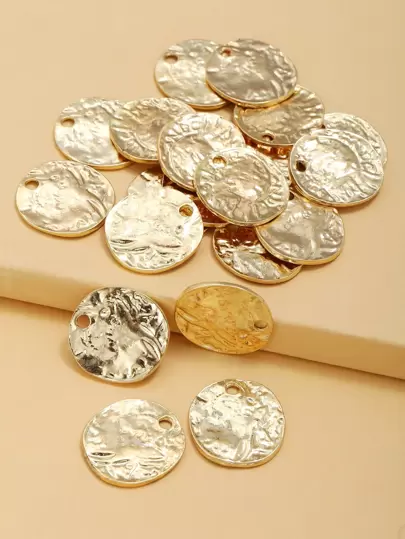 RINTOLER 20pcs Round DIY Jewelry Accessory