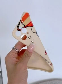 Handyetui mit Cartoon Astronaut Dekor