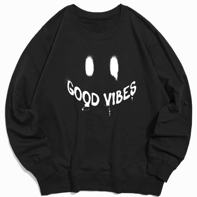 

Guys Letter Graphic Sweatshirt, Black