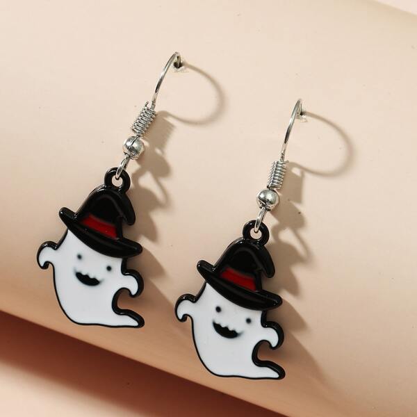

Ghost Drop Earrings, Multicolor