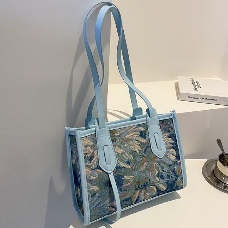 

Floral Graphic Shoulder Bag, Multicolor