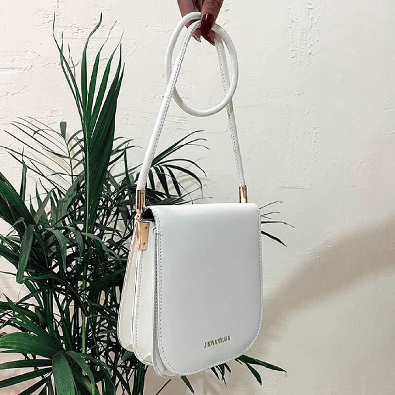 

Minimalist Shoulder Bag, White