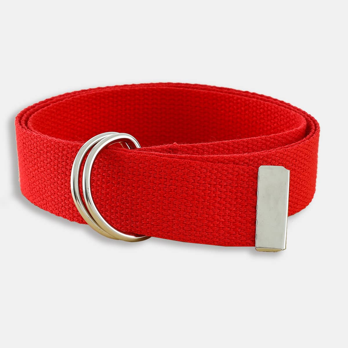 

1pc Solid Tape Belt, Red