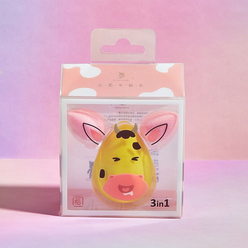 

3pcs Makeup Sponge Set, Yellow