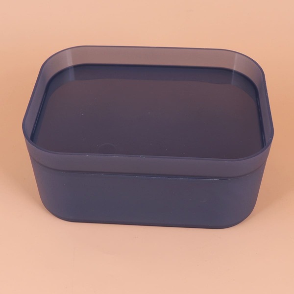 

1pc Plain Jewelry Storage Box, Navy blue