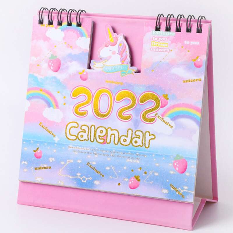 

1pc Cartoon Graphic 2022 Calendar, Multicolor