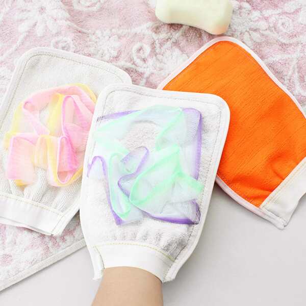 

1pc Random Color Exfoliating Bath Glove, Multicolor