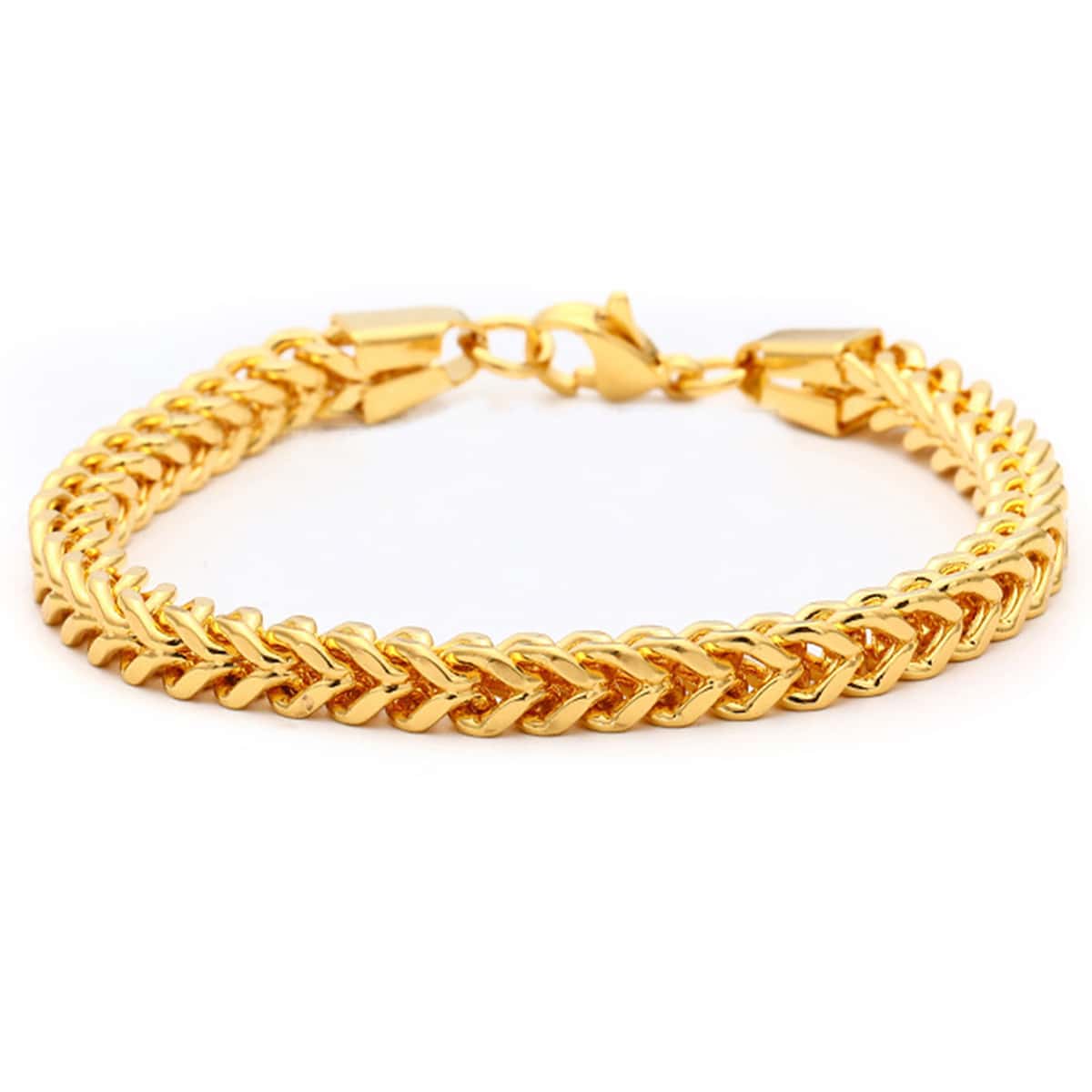 

Guys Minimalist Chain Bracelet, Gold