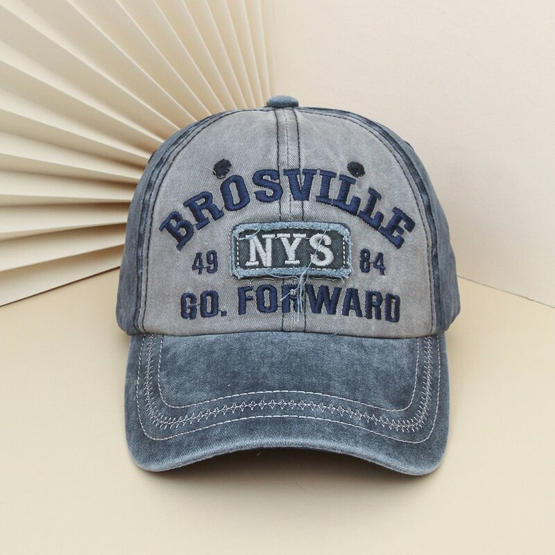 

Guys Letter Graphic Embroidery Baseball Cap, Navy blue