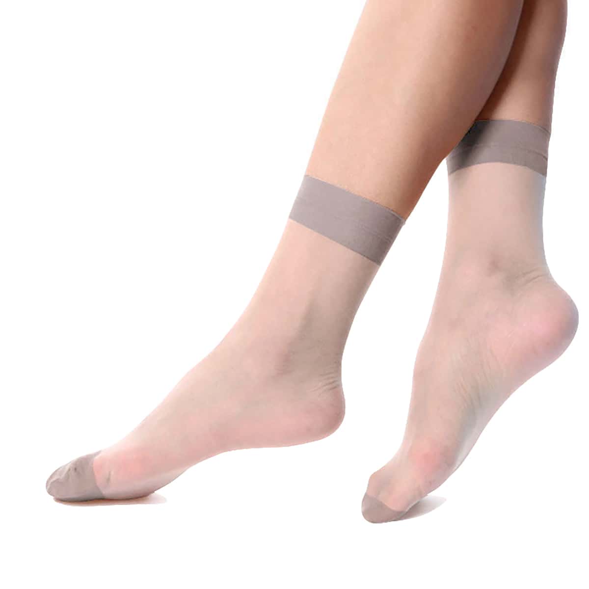 

Mesh Crew Socks, Light grey